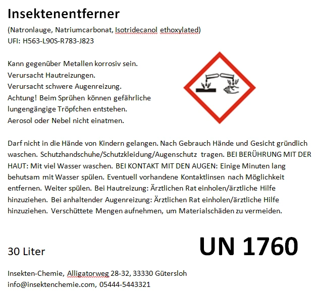 Gefahrstoffetikett